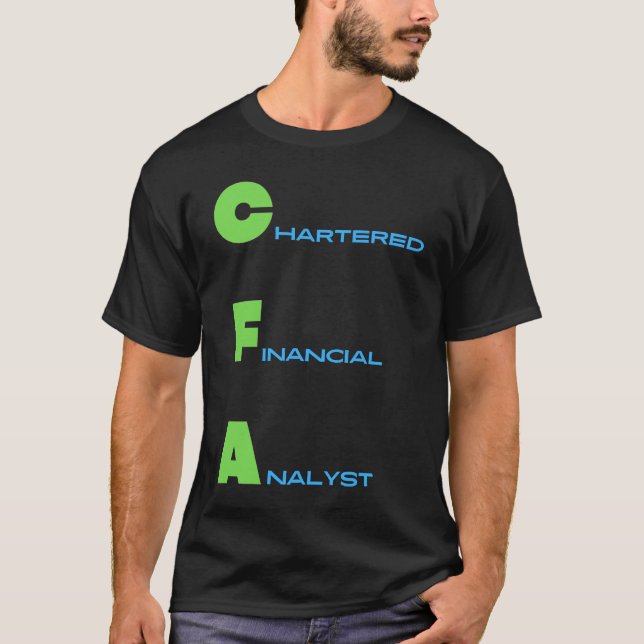 CFA Financial Analyst T-Shirt (Vorderseite)