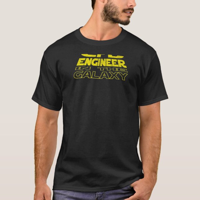 CFD Engineer Space Backside T-Shirt (Vorderseite)