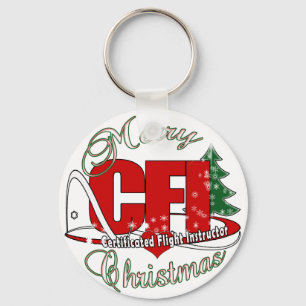 CFI CHRISTMAS-zertifizierter Fluglehrer Schlüsselanhänger
