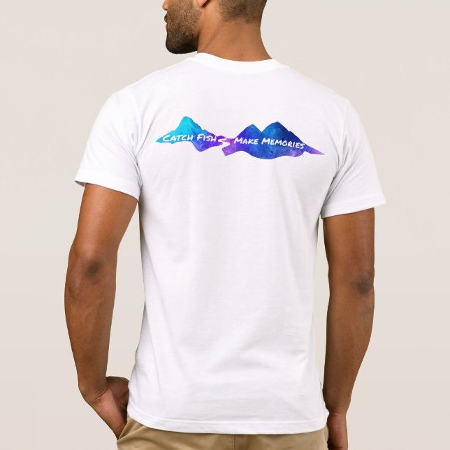 CFMM Mountain Stream Northern Lights T-Shirt (Rückseite)