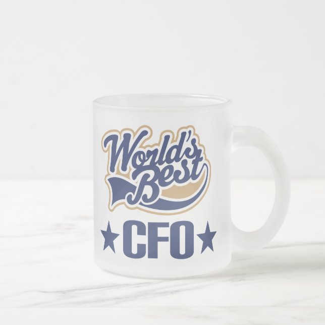 CFO Geschenk-Finanzleiter (Welten am besten) Mattglastasse (Rechts)