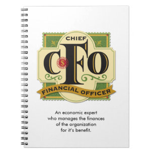 "CFO" Notizbuch Notizblock