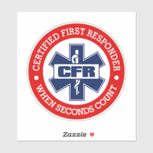 CFR (Certified First Responder) Aufkleber