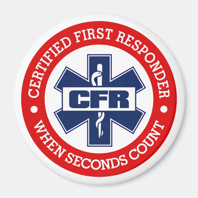 CFR (Certified First Responder) Magnet (Vorne)