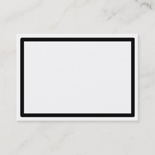 CFR- schwarze corder Visitenkarten Visitenkarte (Vorderseite)