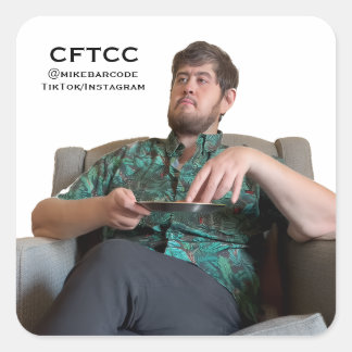 CFTCC-Aufkleber Quadratischer Aufkleber