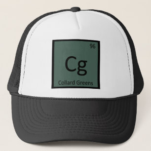 Cg - Grünkohl Chemie-Symbol Truckerkappe