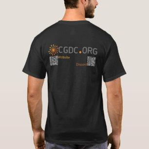 CGDC-Konferenz - URL auf der Rückseite T-Shirt