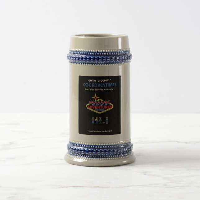 CGE wagt Kassettenkennsatz-Bierstein-Grau Bierglas (Mittel)