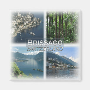 CH0283 Europa, Schweiz, Brissago, Kühlschrank Magnet