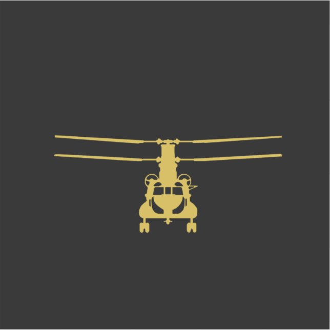 CH47 Chinook Fly Army Vinyl Decal Aufkleber (Vorderseite)