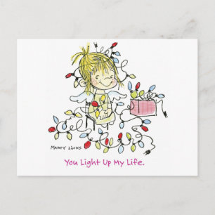 CH-001 Christmas Light Life Feiertagspostkarte