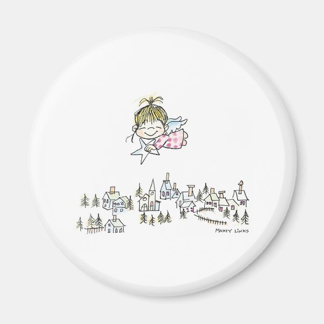 CH-010 Weihnachtsgel Magnet (Vorne)