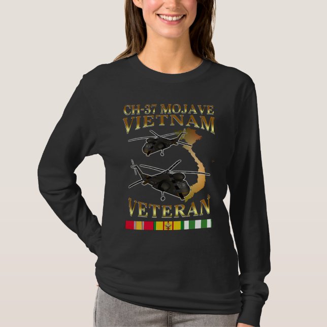 CH 37 mojave helicopter Vietnam war veteran T-Shirt (Vorderseite)
