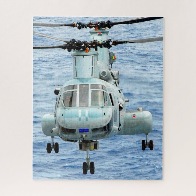 CH-46E-MEERESNACHT (16x20 INCH) Puzzle (Vertikal)