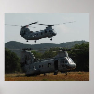CH-46E Seeknight Poster