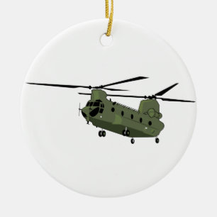 CH-47 China Keramik Ornament