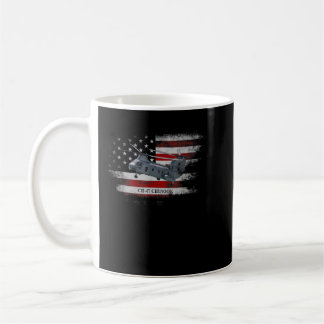 CH 47 Chinook Helicopter USA Flag Helicopter Pilot Kaffeetasse