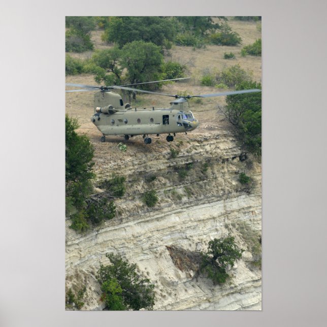 CH-47 Chinook Hubschrauber Poster (Vorne)