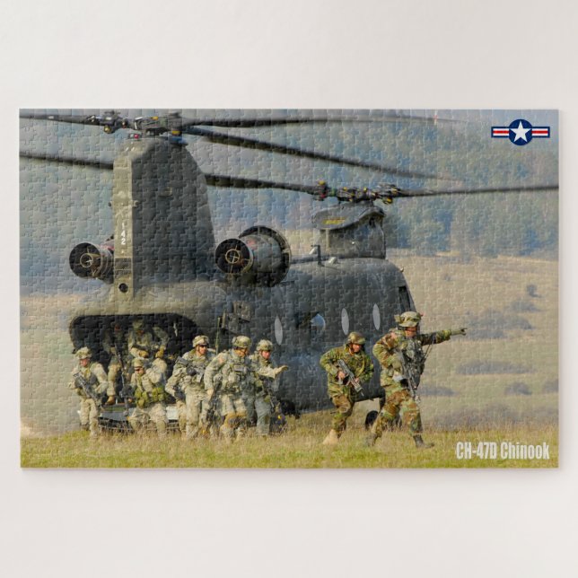 CH-47D CHINOOK (20x30 INCH) Puzzle (Horizontal)