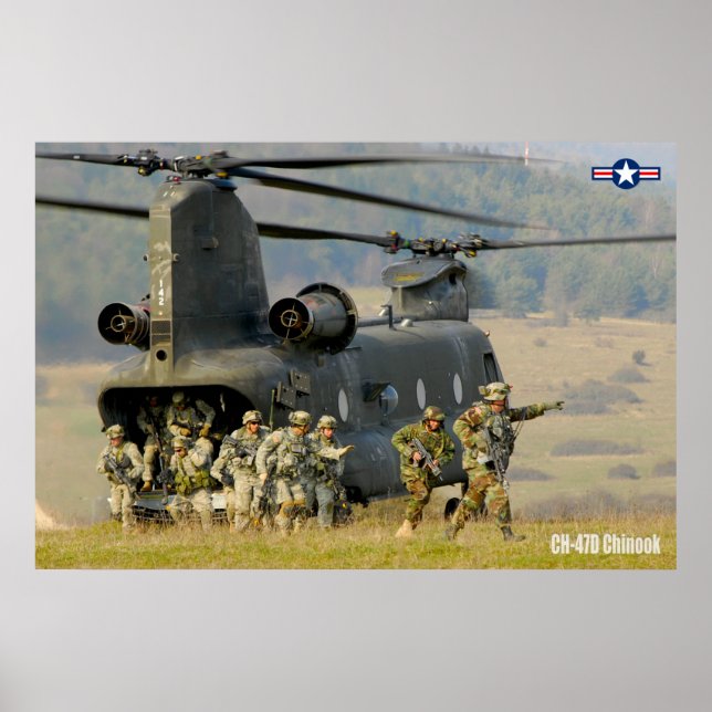 CH-47D CHINOOK POSTER (Vorne)