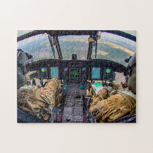 CH-47F CHINOOK COCKPIT (11x14 INCH) Puzzle (Horizontal)