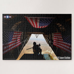 CH-53E SUPER STALLION - FLAG (20x30 INCH) Puzzle