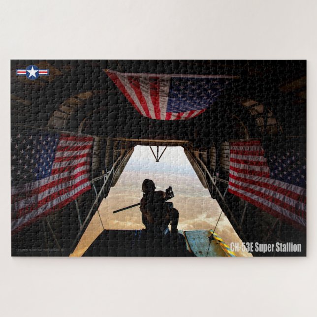 CH-53E SUPER STALLION - FLAG (20x30 INCH) Puzzle (Horizontal)