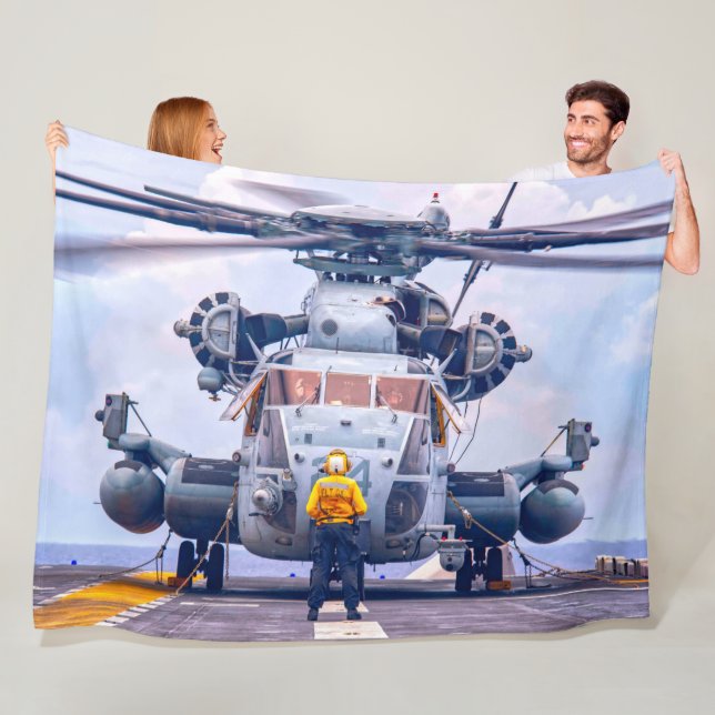 CH-53E SUPER STALLION FLEECEDECKE (Beispiel)