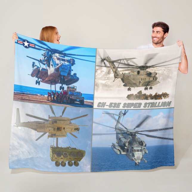 CH-53E SUPER STALLION FLEECEDECKE (Beispiel)