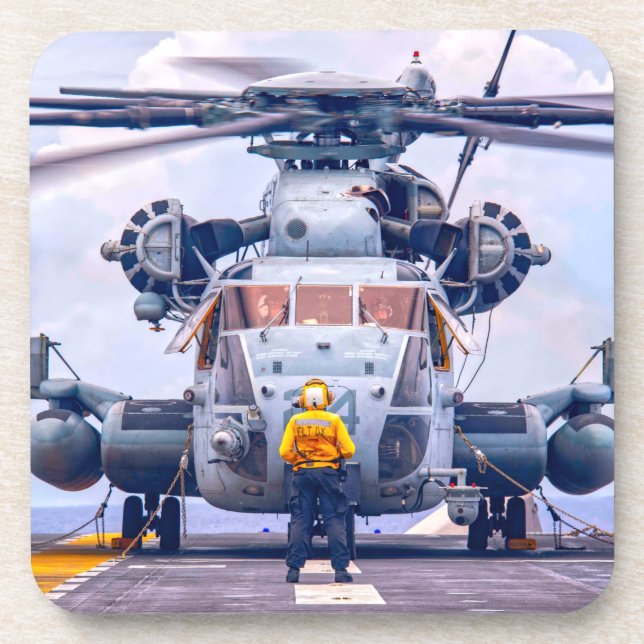 CH-53E SUPER STALLION GETRÄNKEUNTERSETZER (Vorderseite)