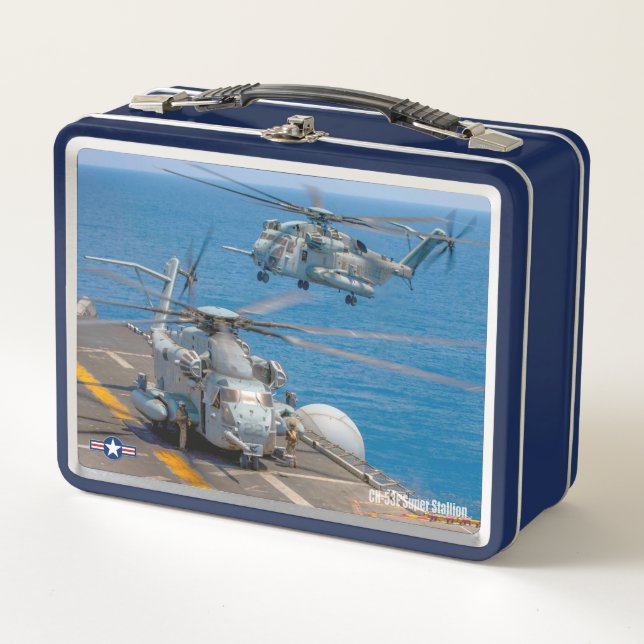 CH-53E SUPER STALLION METALL BROTDOSE (Vorderseite)