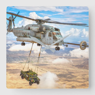 CH-53E SUPER STALLION QUADRATISCHE WANDUHR