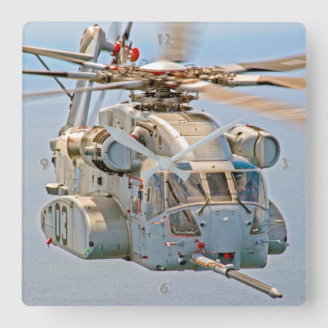 CH-53K KING STALLION QUADRATISCHE WANDUHR (Vorderseite)