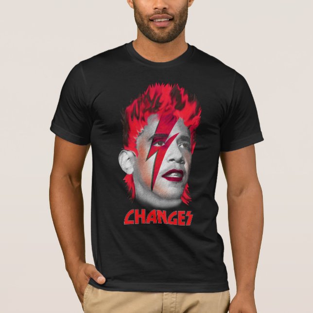 Ch-Ch-Änderungen - Barack Obama T-Shirt (Vorderseite)
