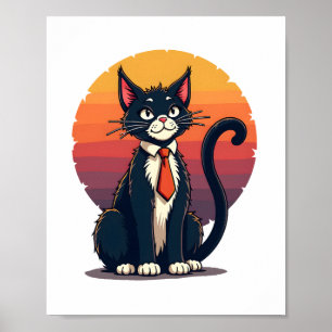 Ch Ch Ch Meow Meow Meow Beängstigende Halloween-Ko Poster