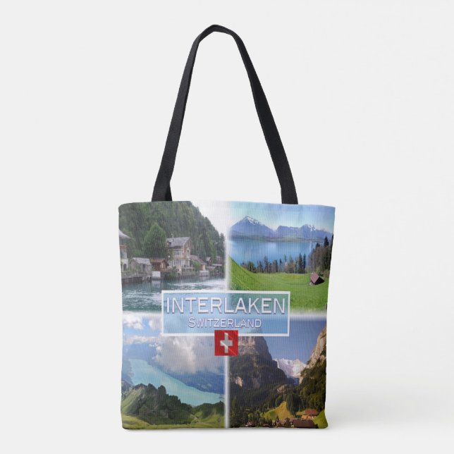 CH Schweiz - Interlaken - Thunersee - Thunersee (Rückseite)