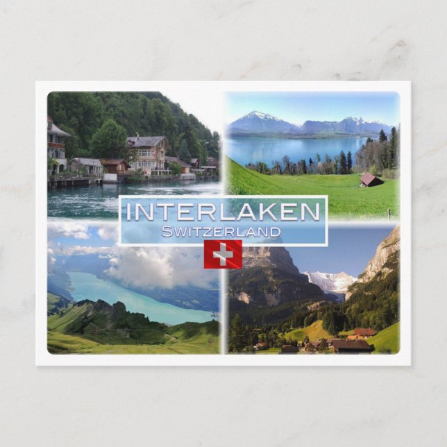 CH Schweiz - Interlaken - Thunersee - Thunersee Postkarte (Vorderseite)