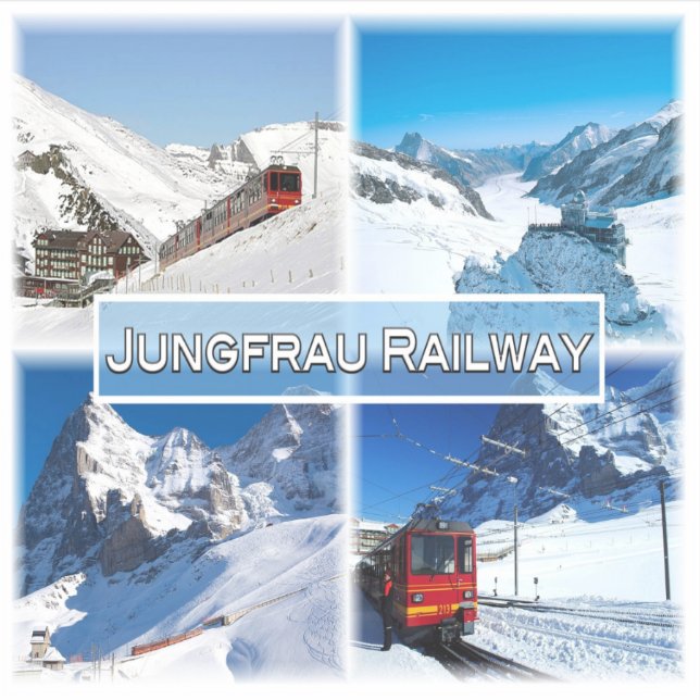 CH Schweiz - Jungfrau Bahn - Aufkleber (Vorderseite)