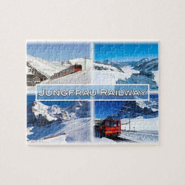 CH Schweiz - Jungfrau Bahn - Puzzle (Horizontal)
