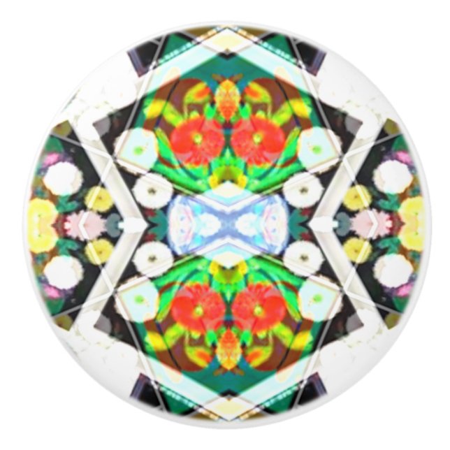 CH Zinnia Black Keramikknauf (Vorderseite)