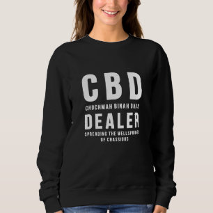 Chabad Cbd Händler verbreiten jüdische Wellfedern Sweatshirt