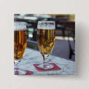 Chablis zwei coole Biere bei 42 Grad heißem Somme Button