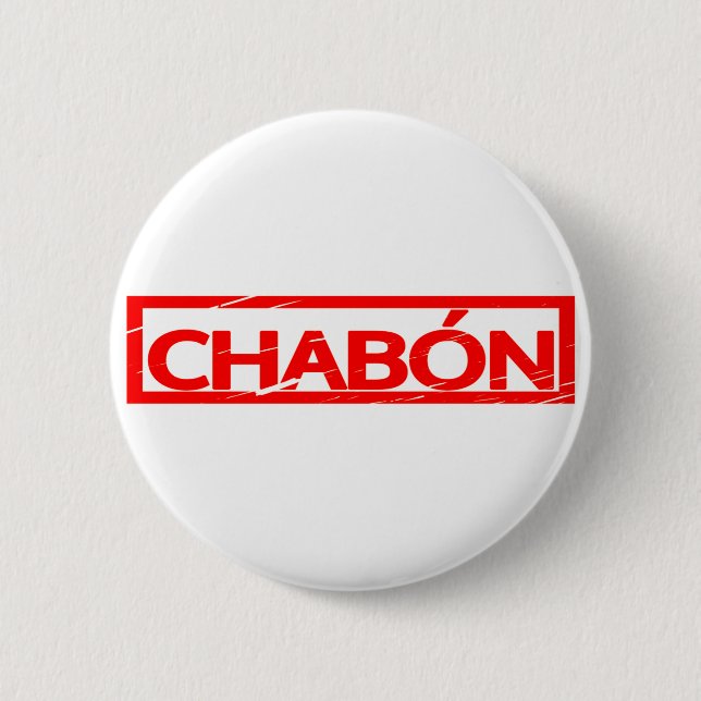 Chabón-Briefmarke Button (Vorderseite)
