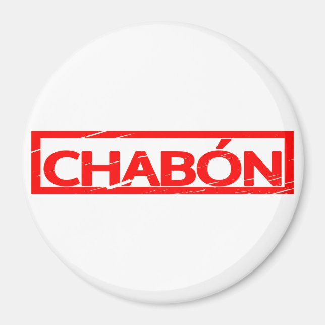 Chabón-Briefmarke Magnet (Vorne)