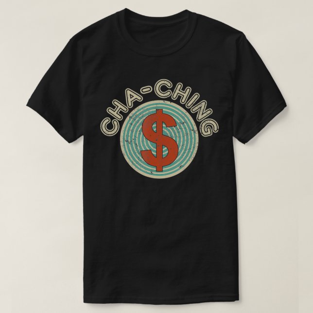 ChaChing Tshirt Funny Black Friday Shopping Sale m (Design vorne)