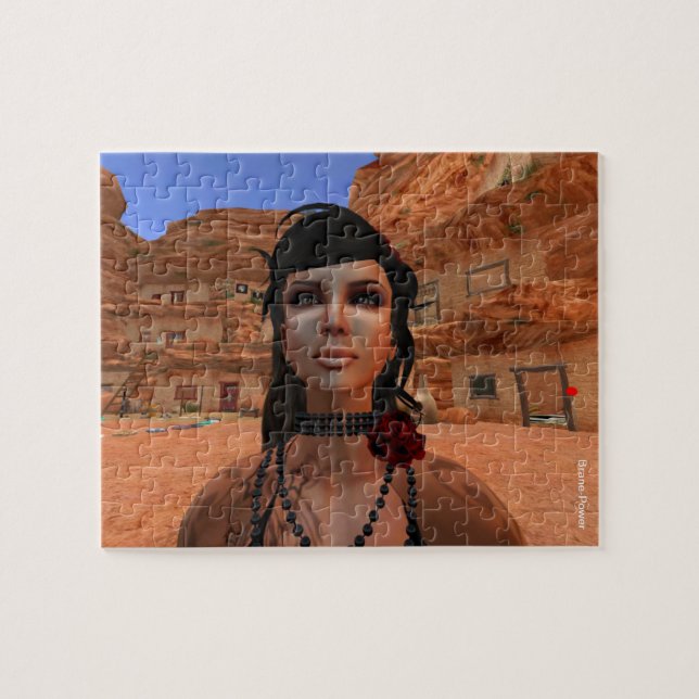Chaco Canyon auf dem Prosperity Path Virtual Ashra Puzzle (Horizontal)