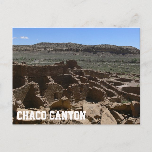 Chaco Canyon Postcard Postkarte (Vorderseite)