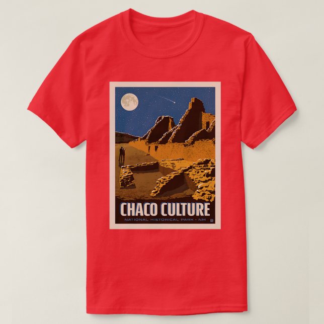 Chaco Culture National Historical Park New Mexico T-Shirt (Design vorne)