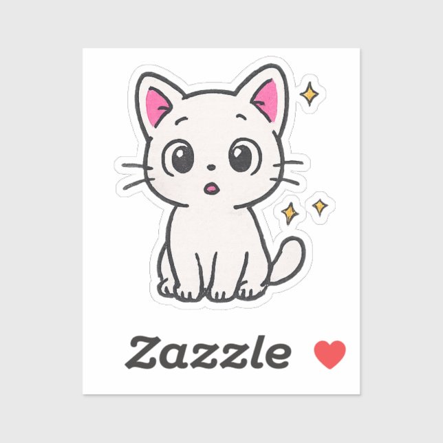 Chad 90er Glitzer Gel Pen Stiltransparenter Aufkle Aufkleber (Blatt)